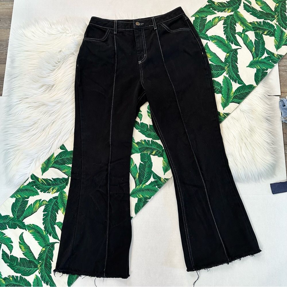 Topshop Boutique Kick Flare High Rise Jean 283
